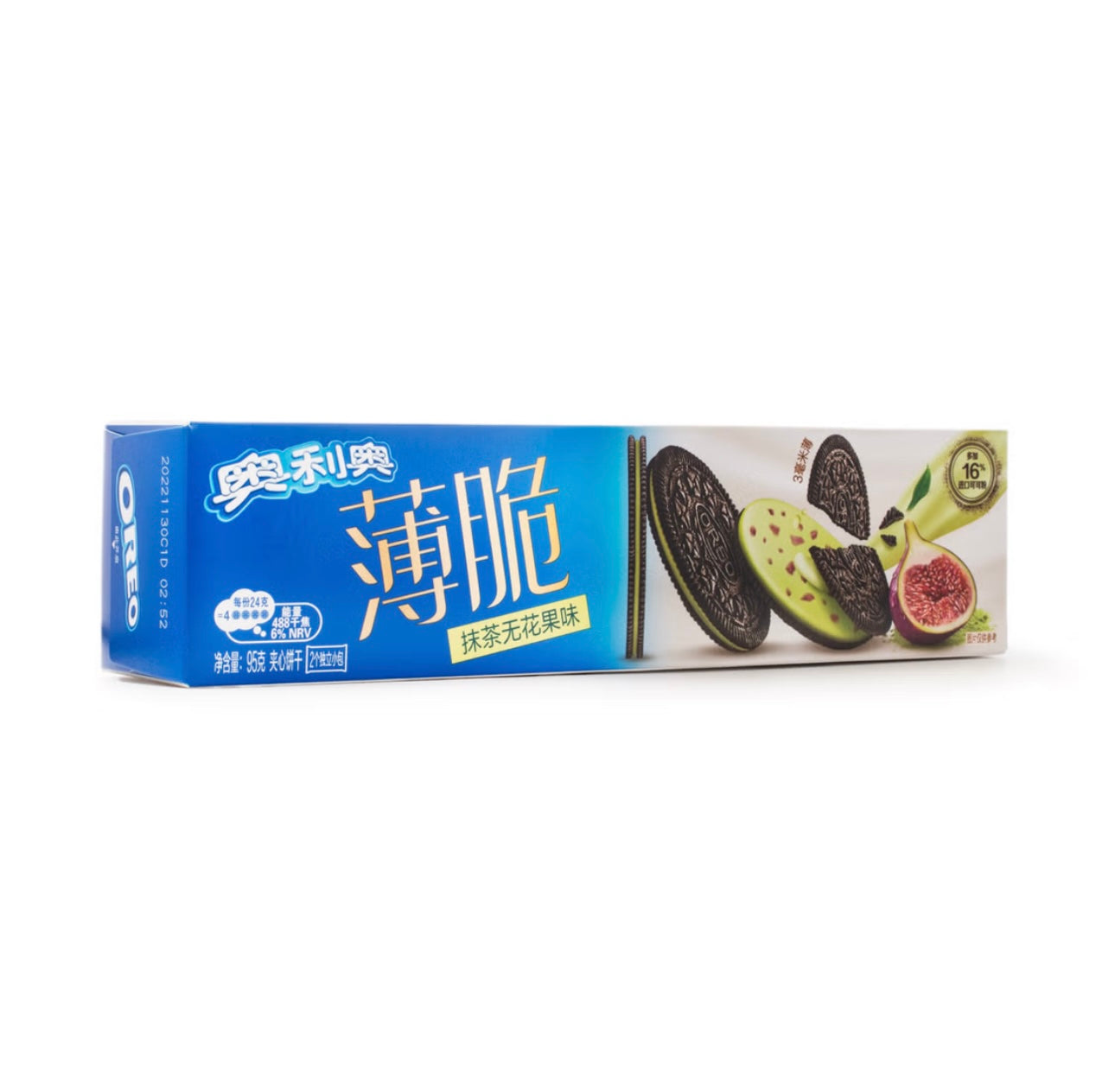 Oreo Thins, Matcha + Fig Flavor 95g