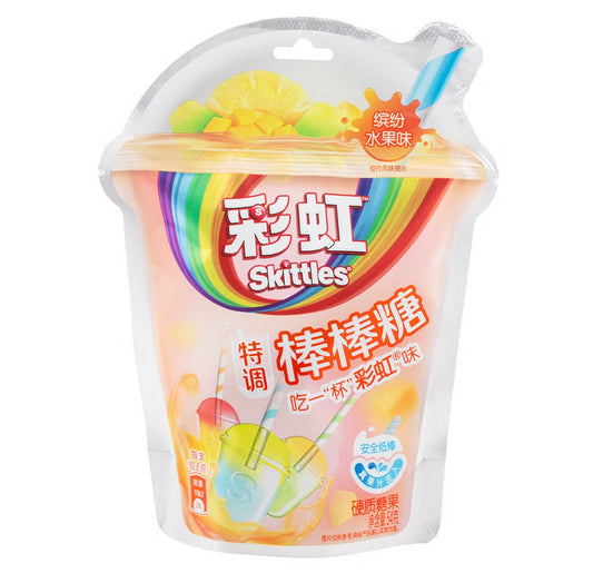 Skittles Fruit Flavored Lollipops, 3pcs
