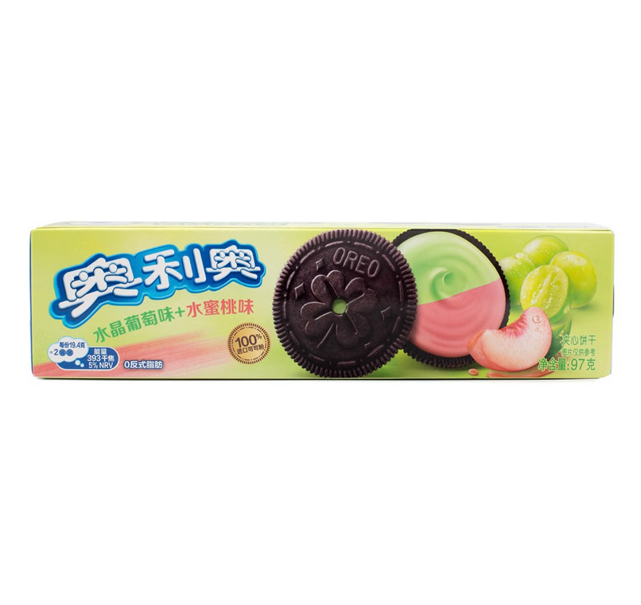 Oreo, Grape Peach Flavor 97g